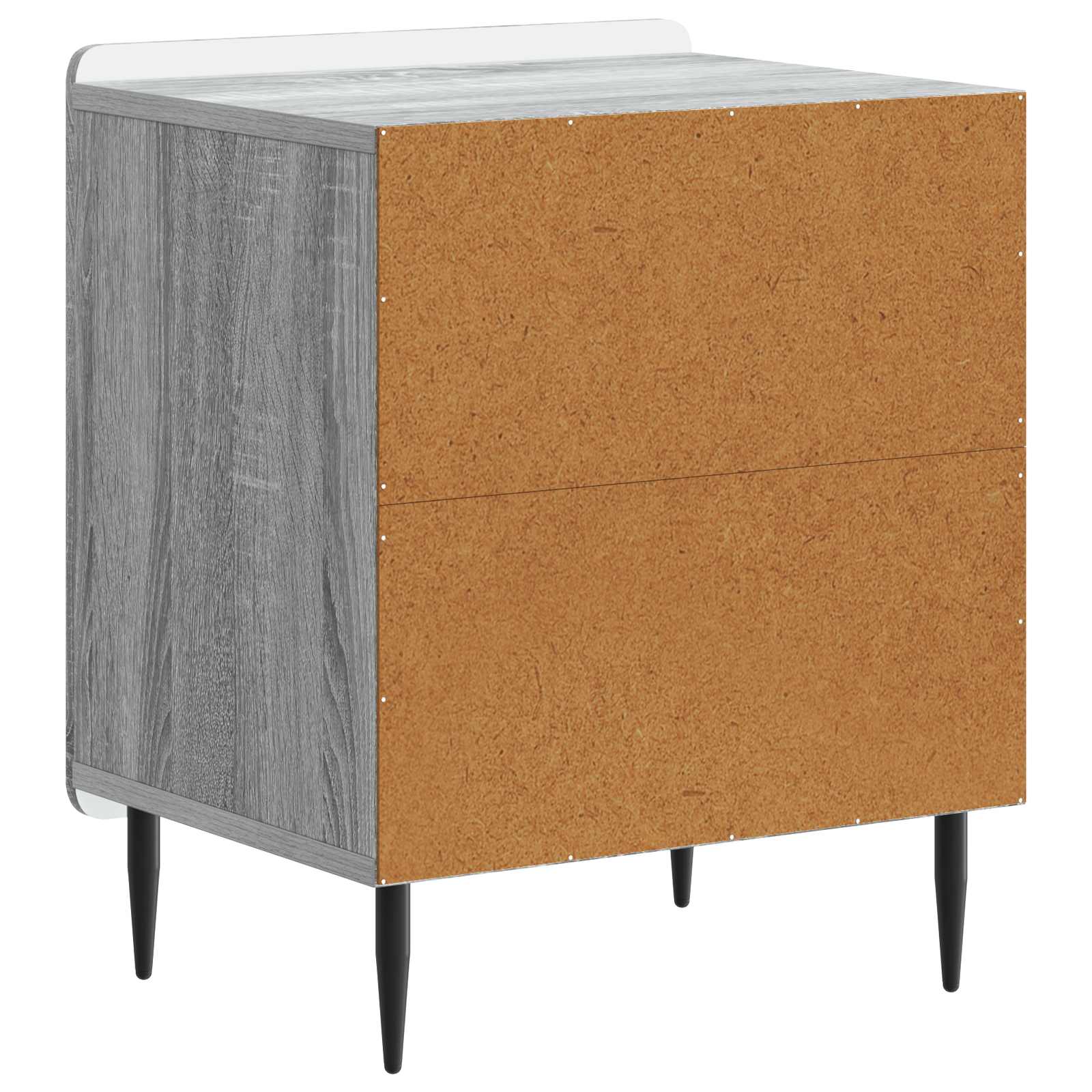 vidaXL Szafka Nocna 2 pcs Szary Sonoma 43 x 34,5 x 52 cm
