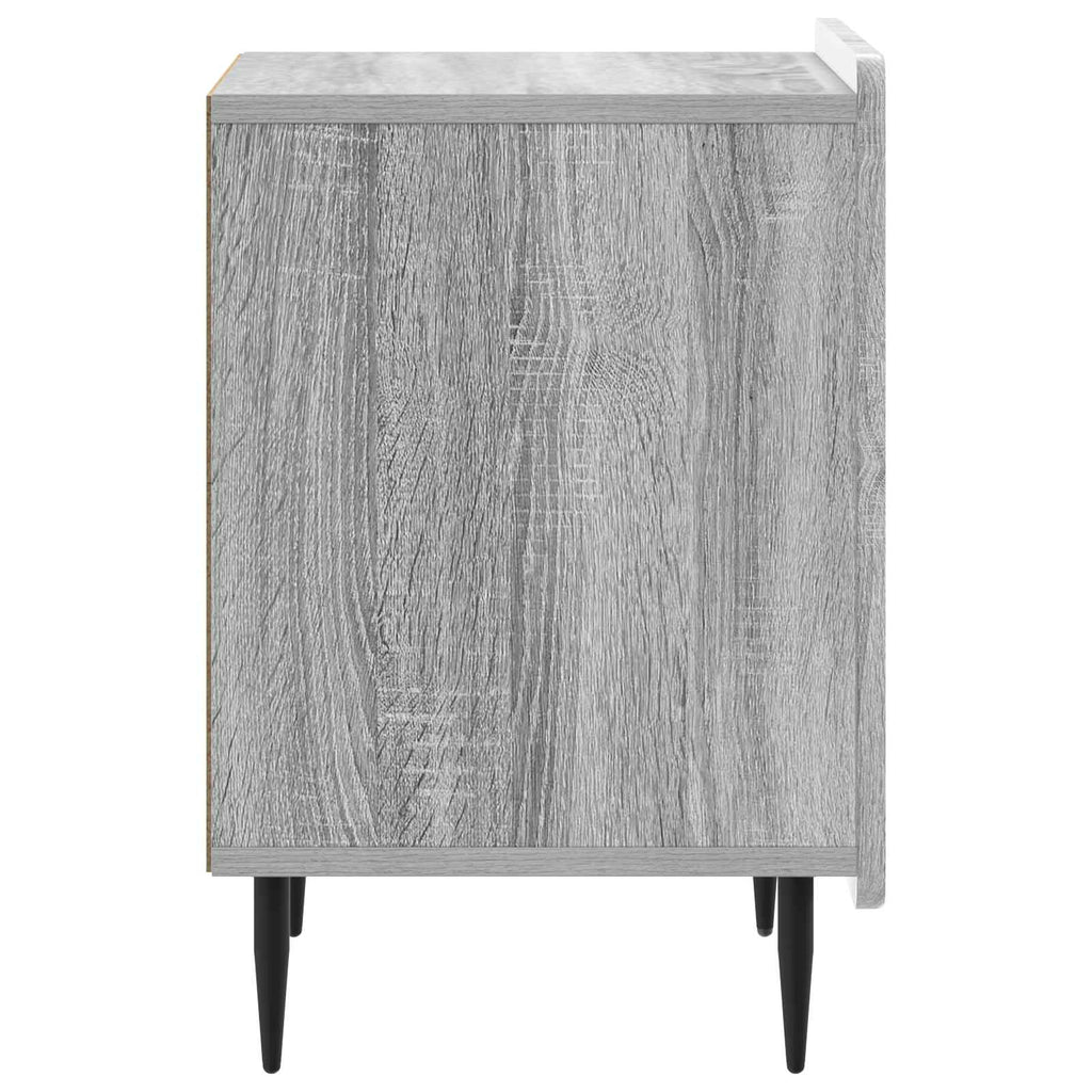 vidaXL Szafka Nocna 2 pcs Szary Sonoma 43 x 34,5 x 52 cm