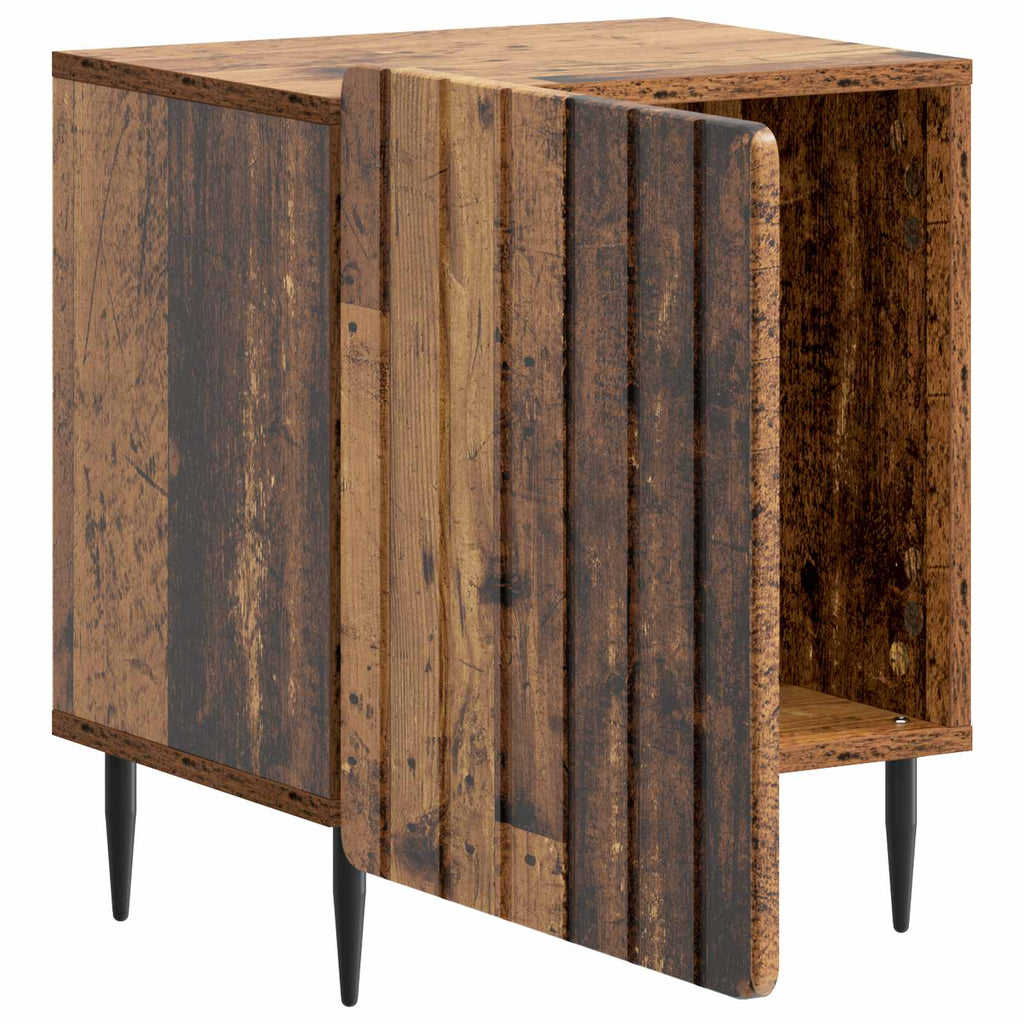 vidaXL Szafka Nocna Stare drewno 43 x 34,5 x 52 cm Drewno inżynieryjne