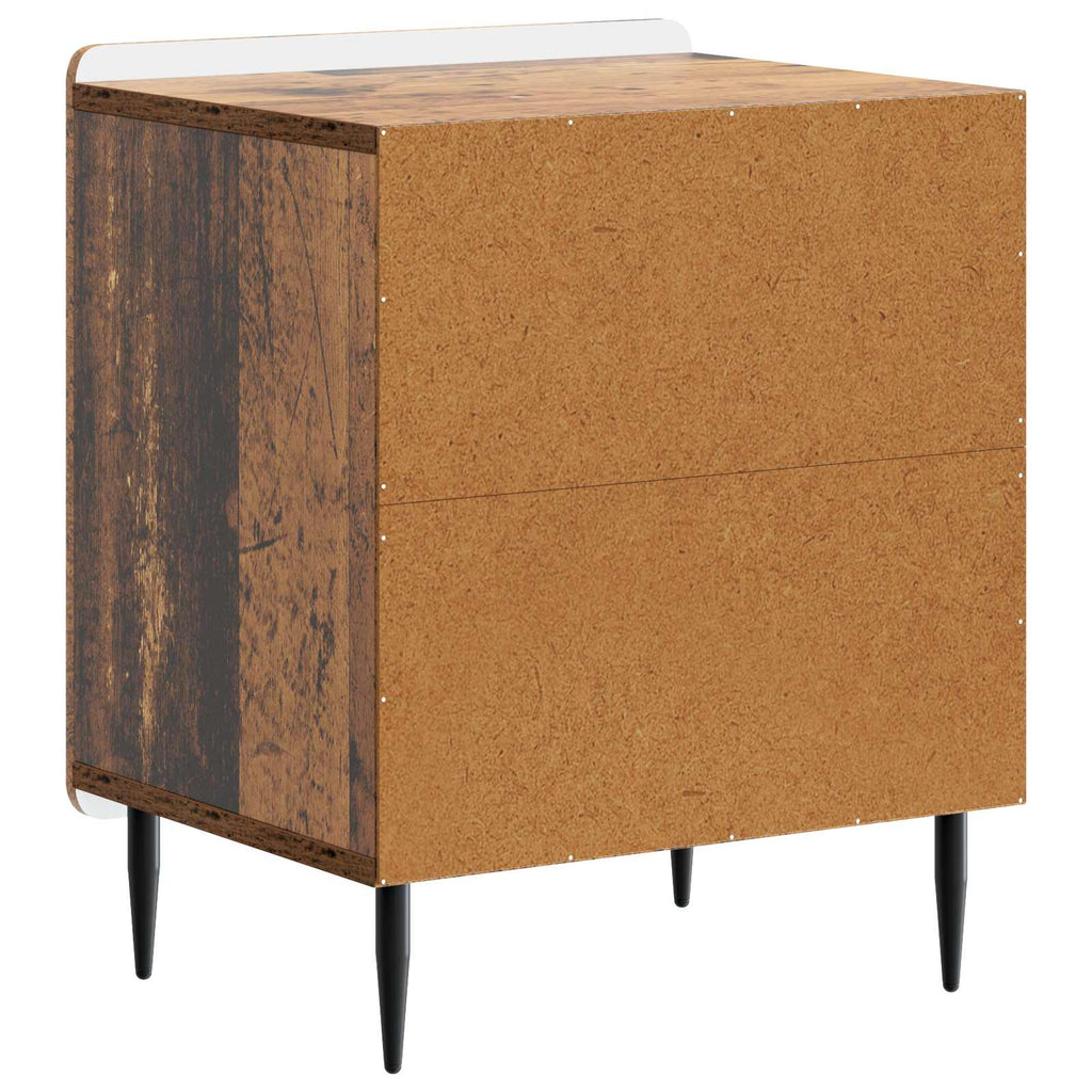vidaXL Szafka Nocna Stare drewno 43 x 34,5 x 52 cm Drewno inżynieryjne
