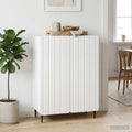 vidaXL Bufet Biały 66 x 34,5 x 92 cm Drewno inżynieryjne