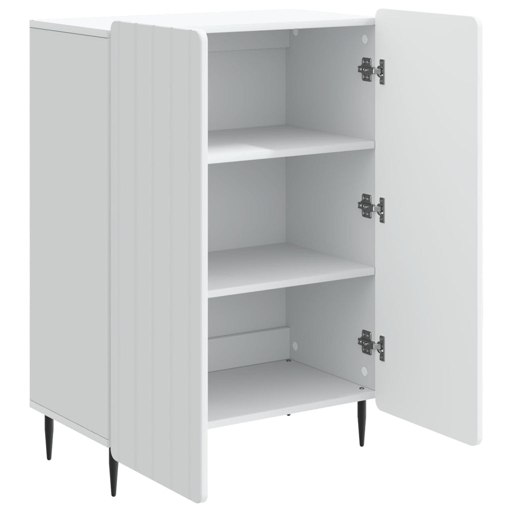 vidaXL Bufet Biały 66 x 34,5 x 92 cm Drewno inżynieryjne
