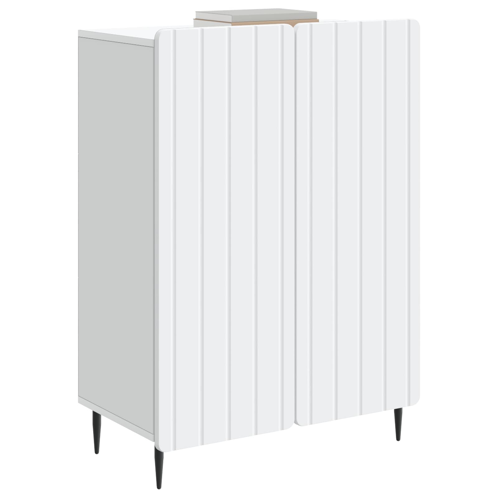 vidaXL Bufet Biały 66 x 34,5 x 92 cm Drewno inżynieryjne