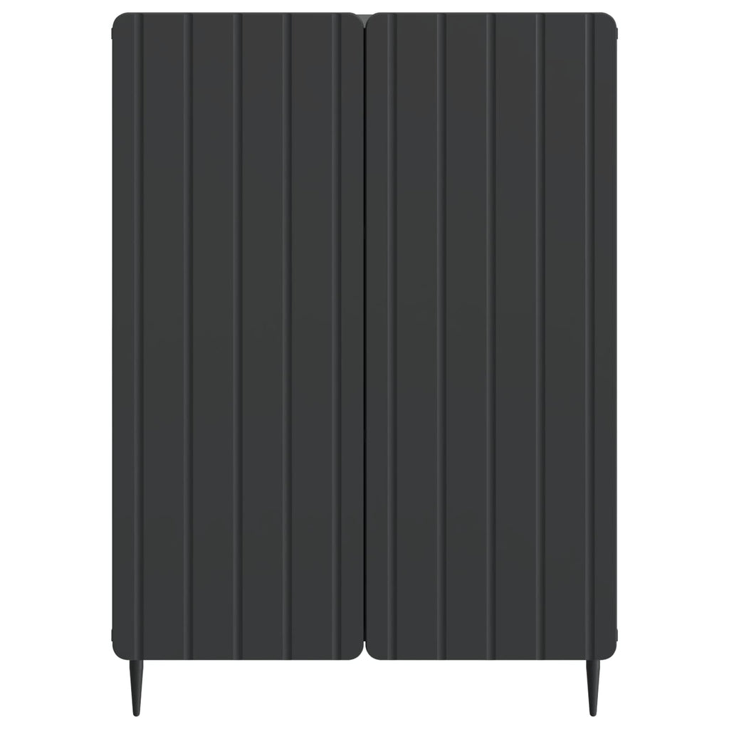 vidaXL Bufet Czarny 66 x 34,5 x 92 cm Drewno inżynieryjne