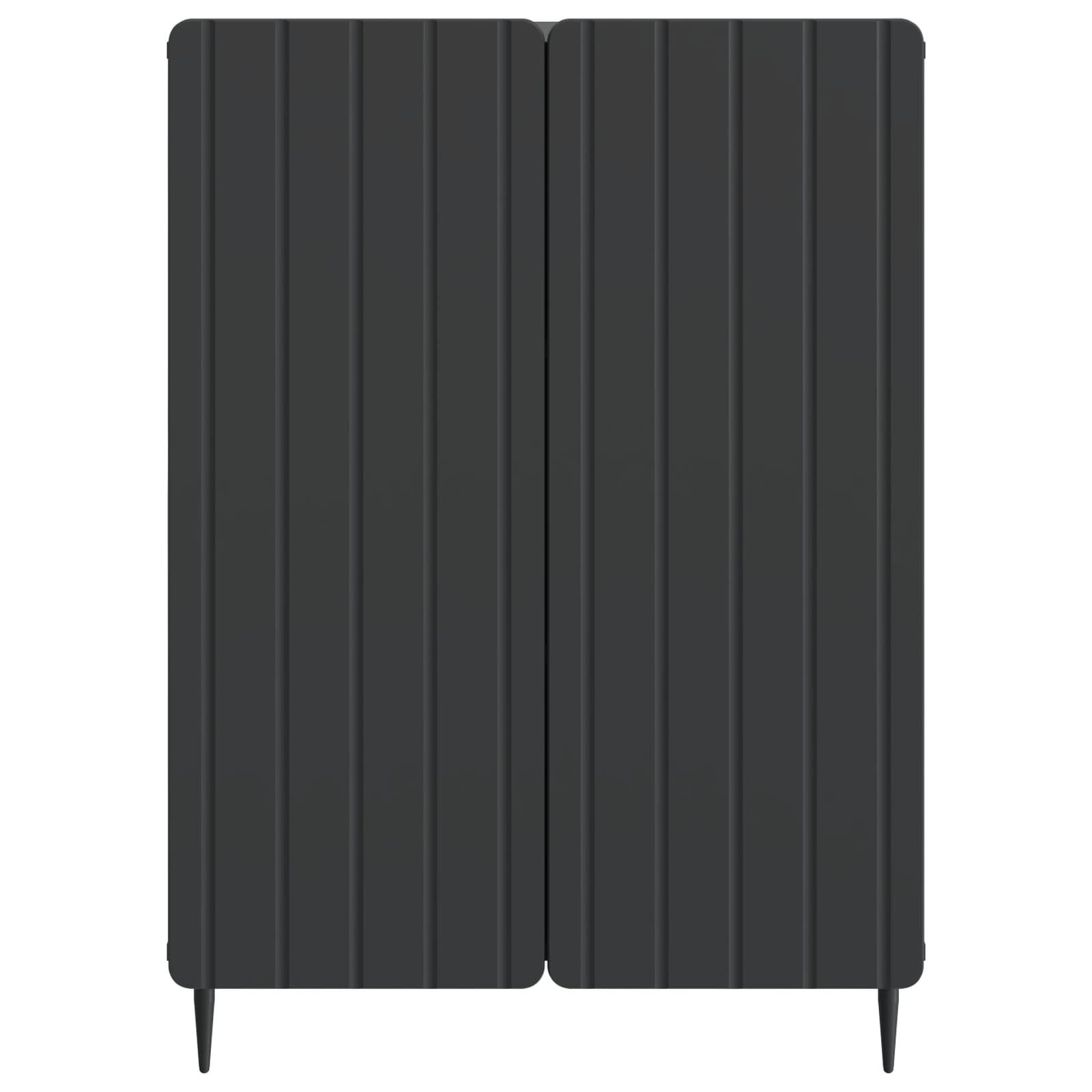 vidaXL Bufet Czarny 66 x 34,5 x 92 cm Drewno inżynieryjne