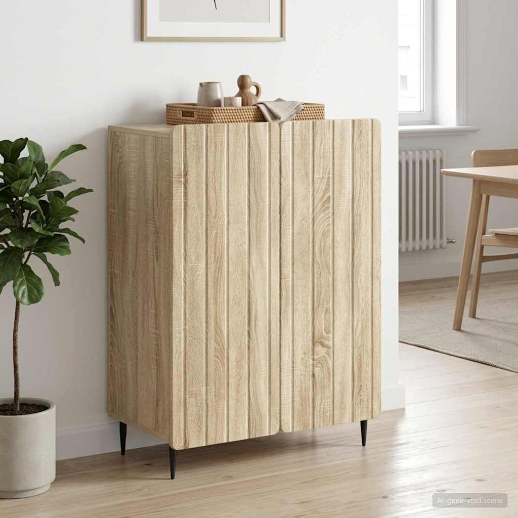 vidaXL Bufet dąb Sonoma 66 x 34,5 x 92 cm Drewno inżynieryjne