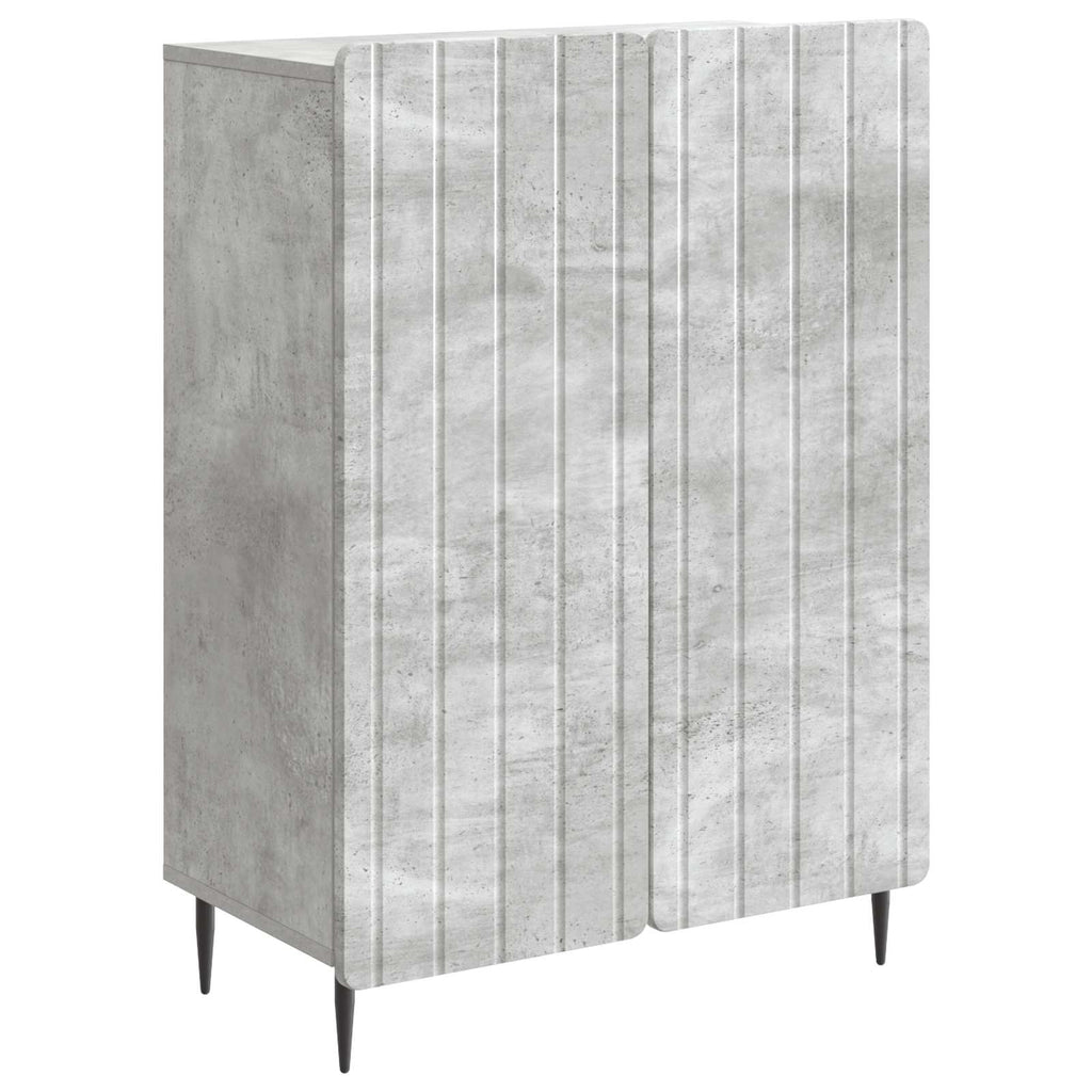 vidaXL Bufet Betonowy szary 66 x 34,5 x 92 cm Drewno inżynieryjne