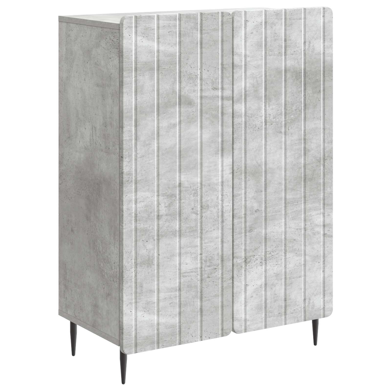 vidaXL Bufet Betonowy szary 66 x 34,5 x 92 cm Drewno inżynieryjne