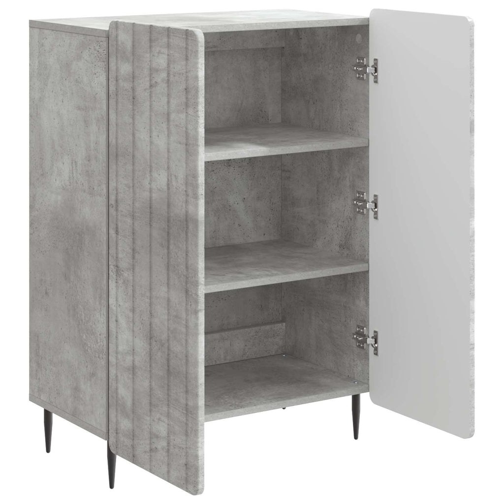 vidaXL Bufet Betonowy szary 66 x 34,5 x 92 cm Drewno inżynieryjne