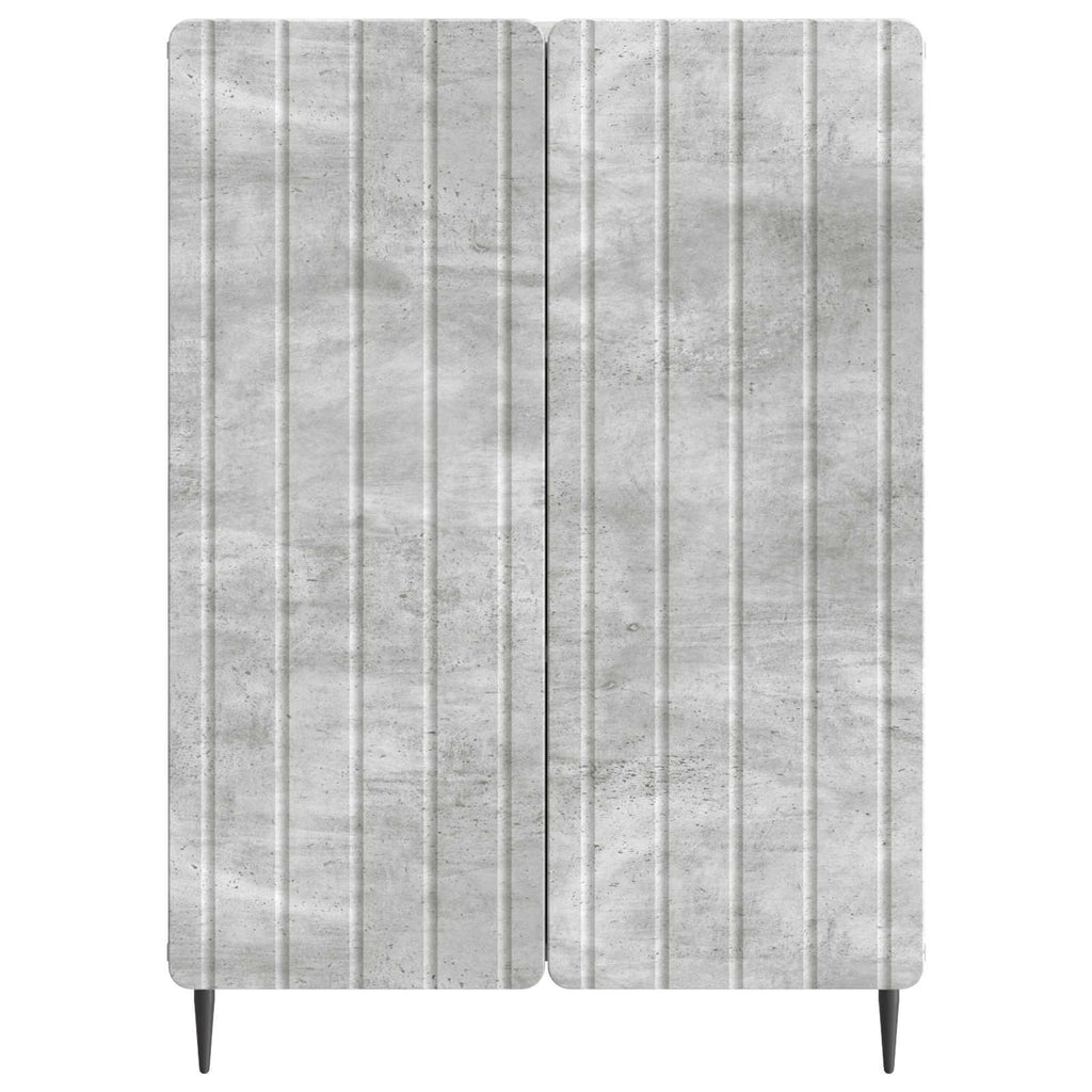 vidaXL Bufet Betonowy szary 66 x 34,5 x 92 cm Drewno inżynieryjne