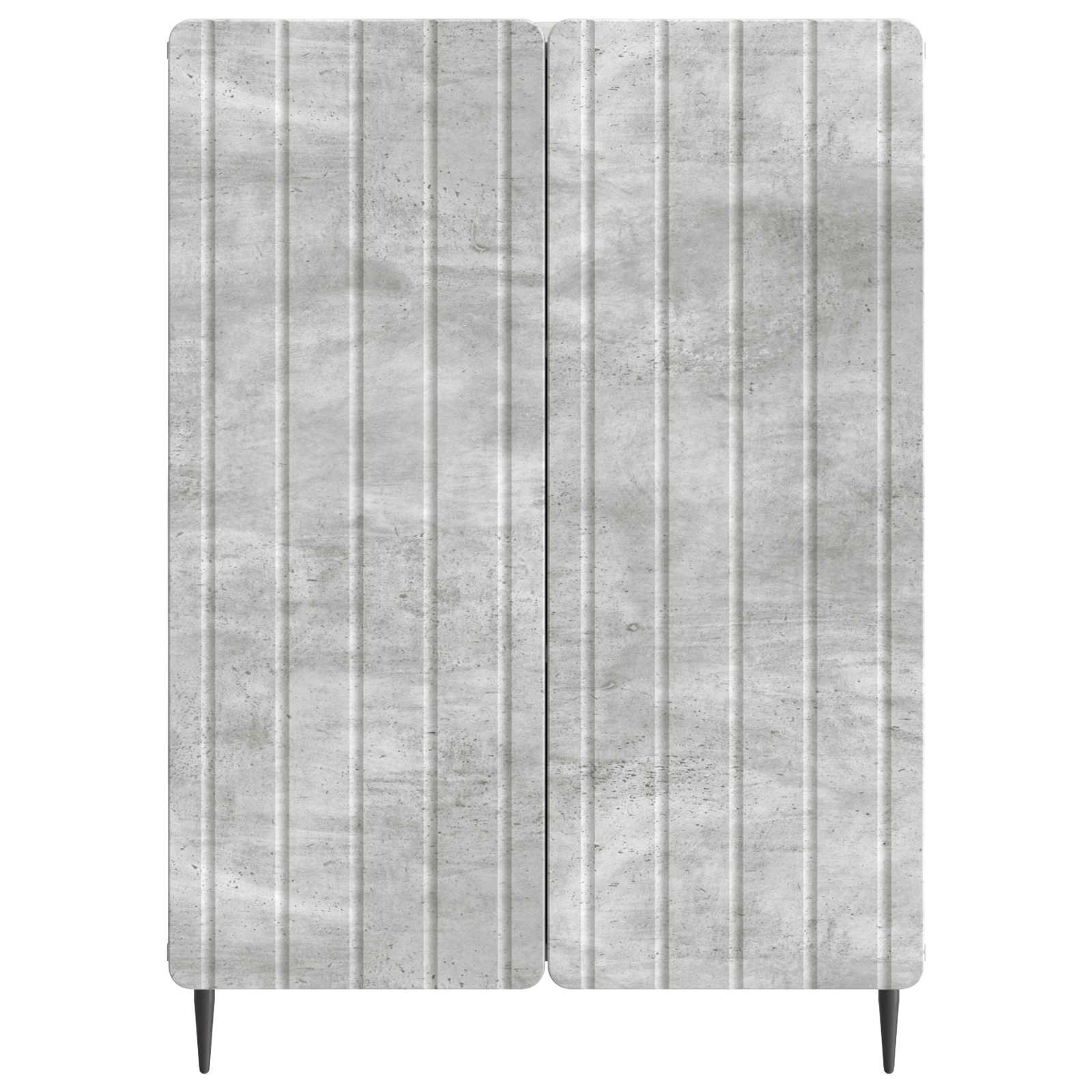vidaXL Bufet Betonowy szary 66 x 34,5 x 92 cm Drewno inżynieryjne