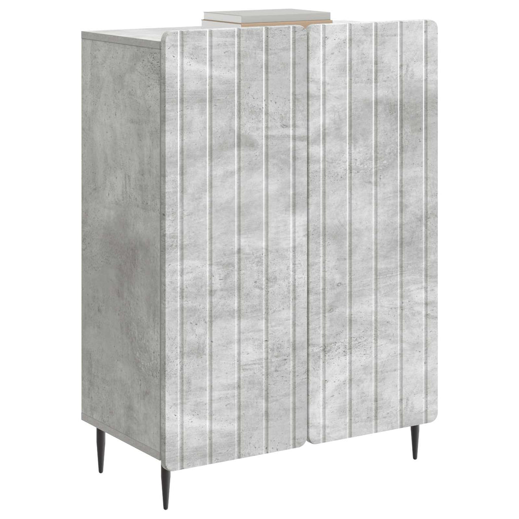 vidaXL Bufet Betonowy szary 66 x 34,5 x 92 cm Drewno inżynieryjne