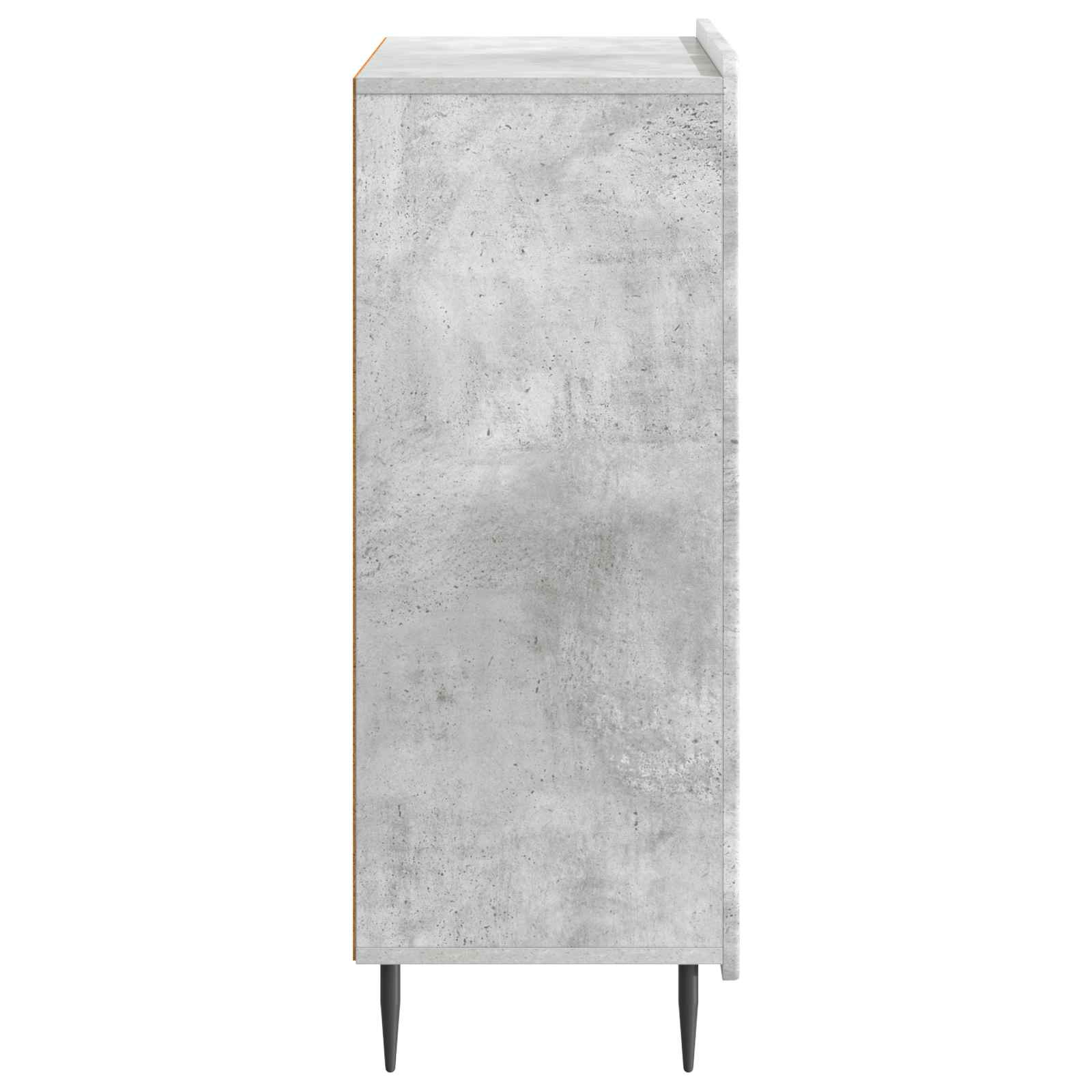 vidaXL Bufet Betonowy szary 66 x 34,5 x 92 cm Drewno inżynieryjne