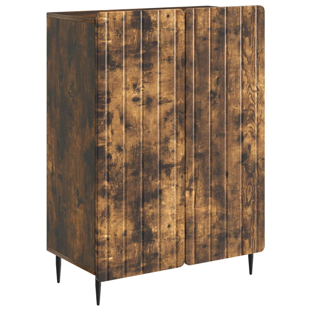 vidaXL Bufet Dąb wędzony 66 x 34,5 x 92 cm Drewno inżynieryjne