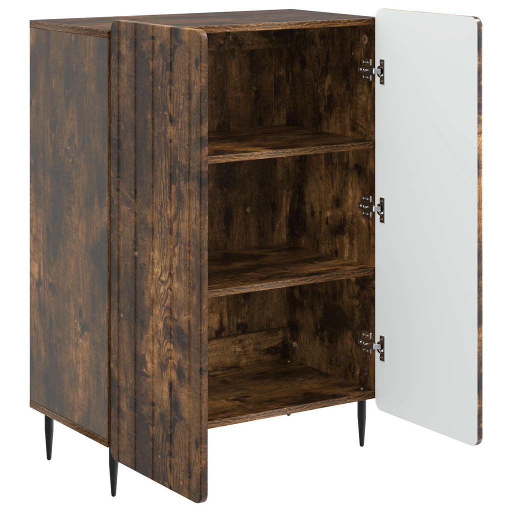 vidaXL Bufet Dąb wędzony 66 x 34,5 x 92 cm Drewno inżynieryjne