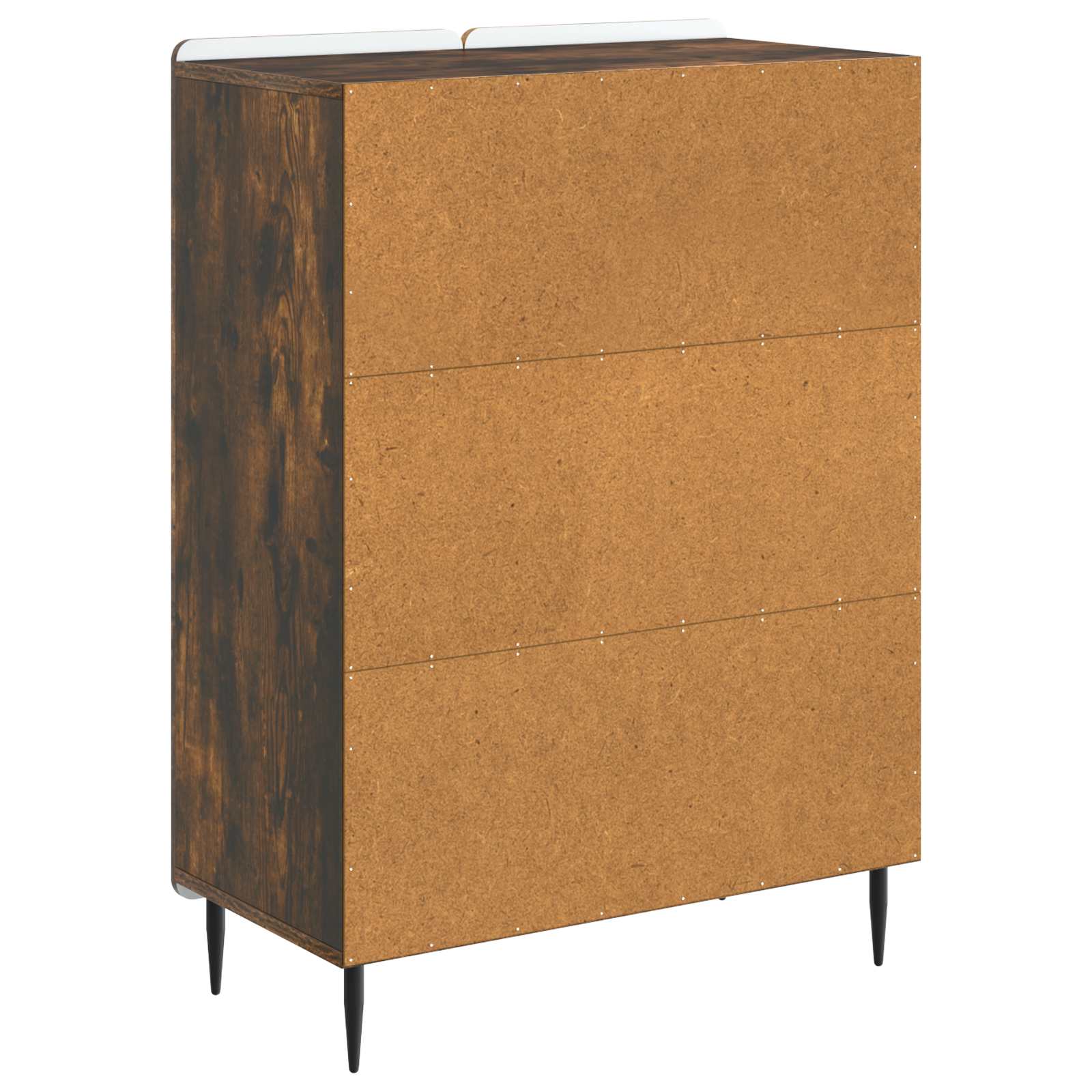 vidaXL Bufet Dąb wędzony 66 x 34,5 x 92 cm Drewno inżynieryjne