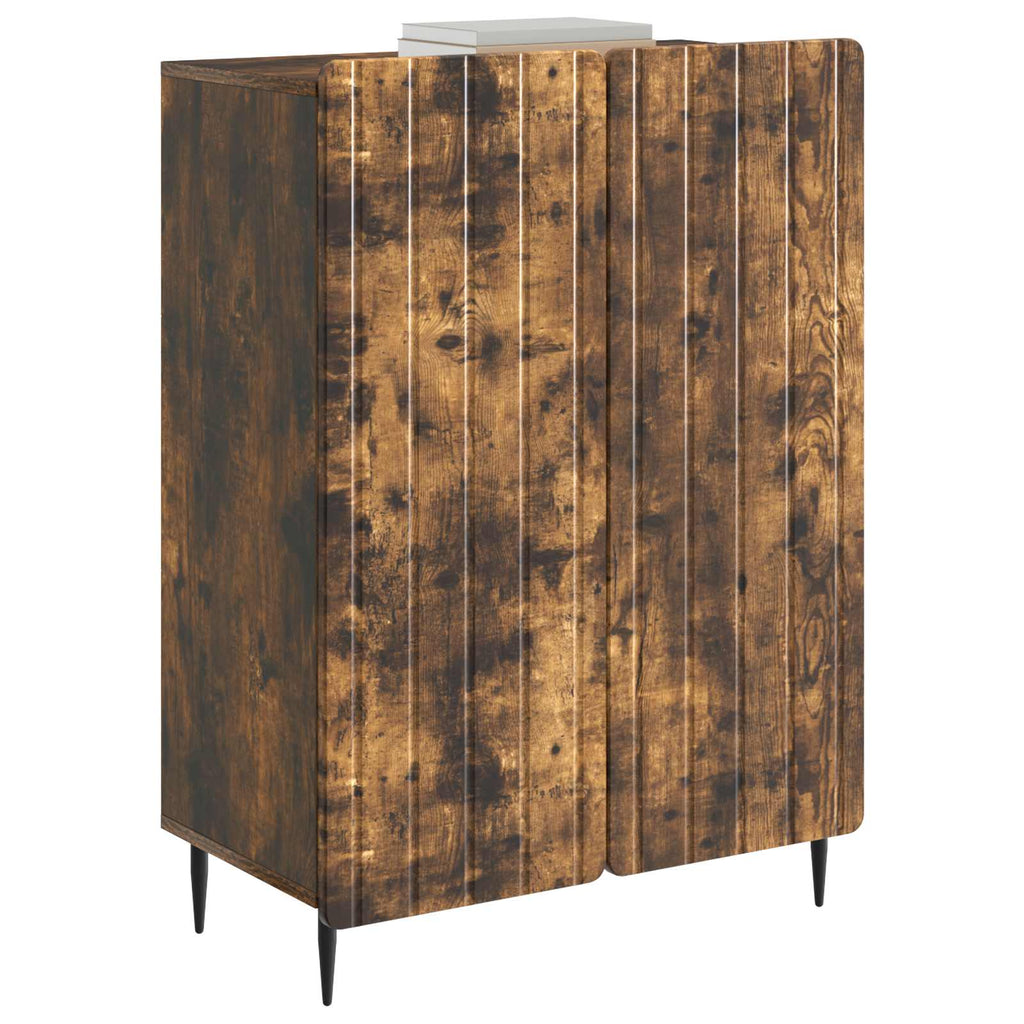 vidaXL Bufet Dąb wędzony 66 x 34,5 x 92 cm Drewno inżynieryjne
