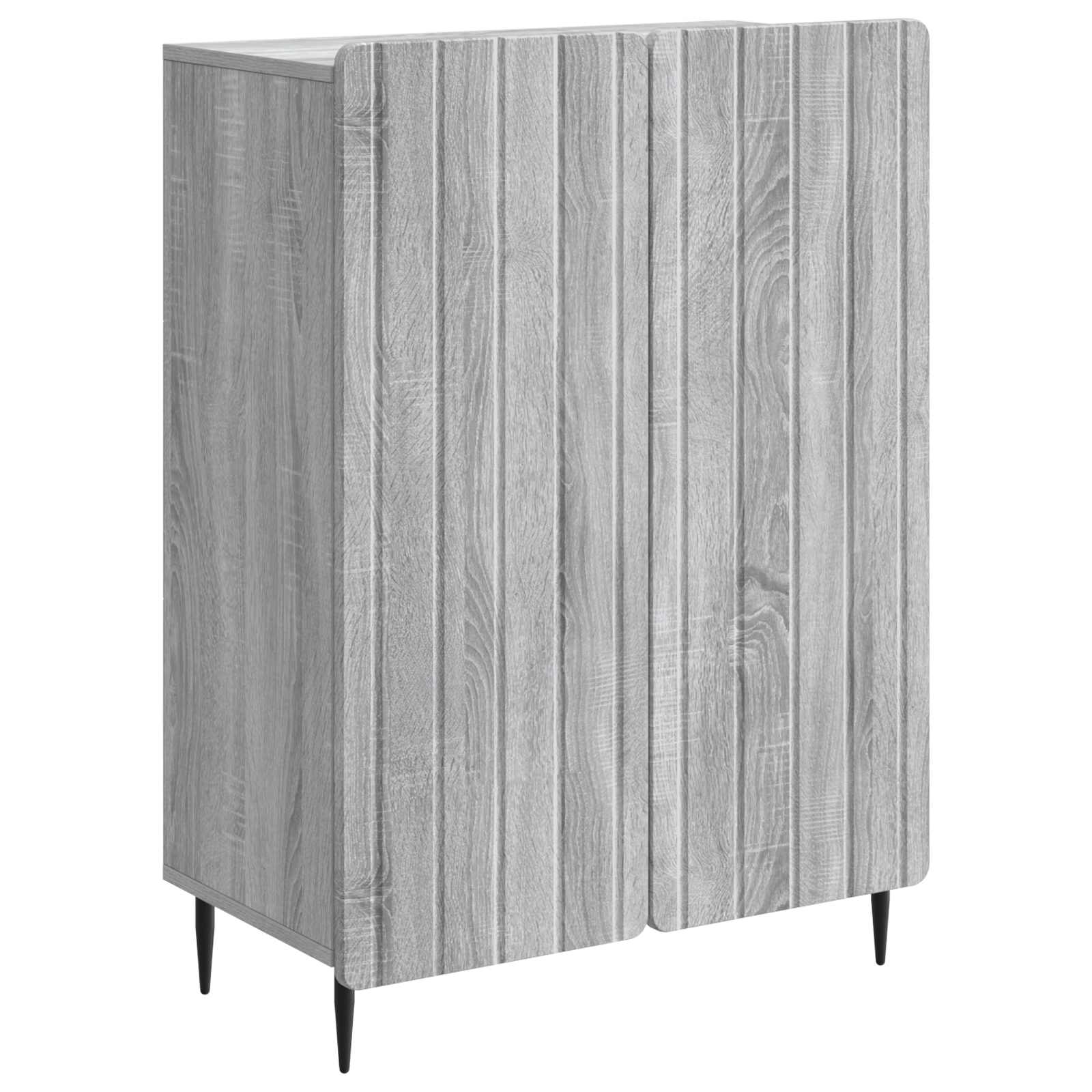 vidaXL Bufet Szary Sonoma 66 x 34,5 x 92 cm Drewno inżynieryjne