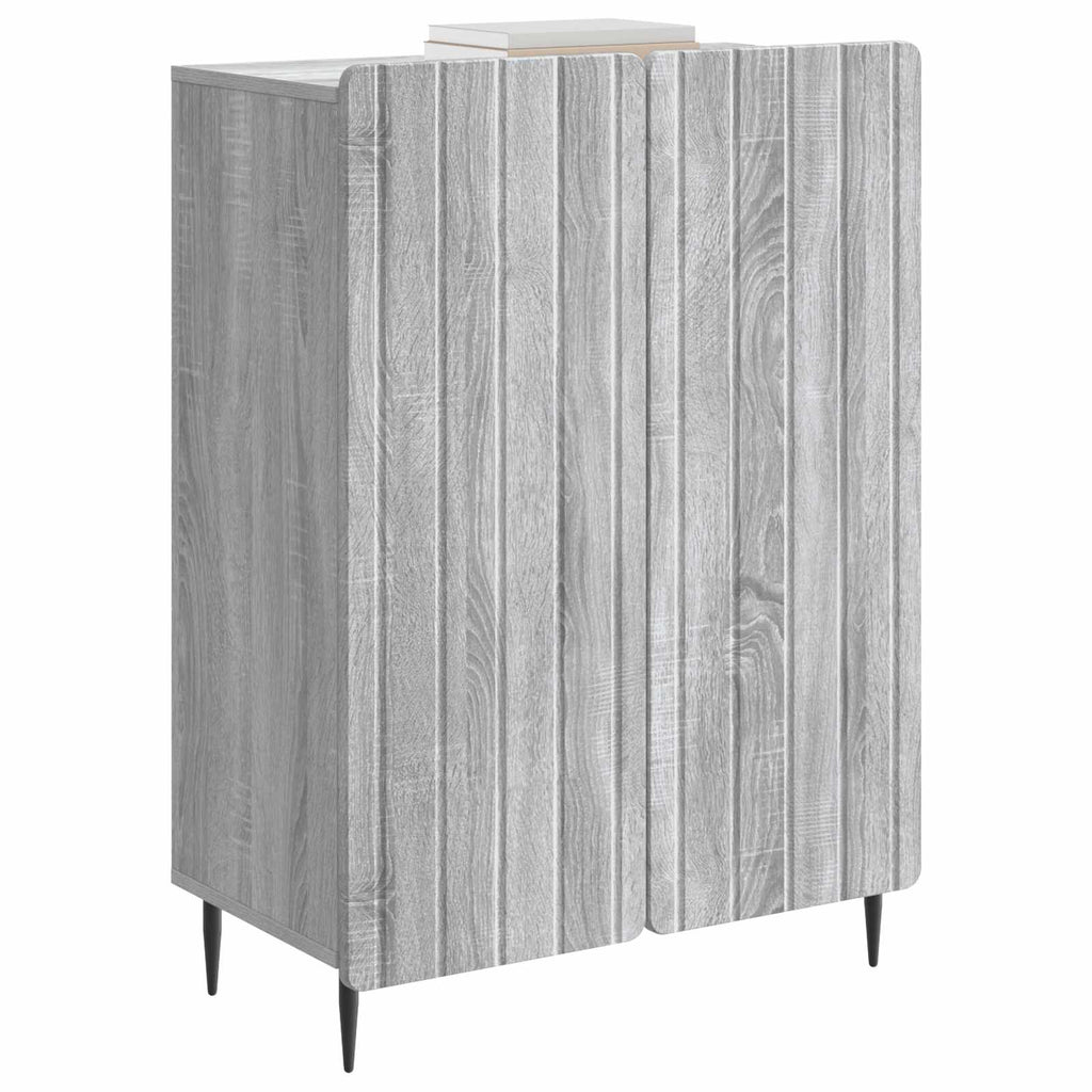vidaXL Bufet Szary Sonoma 66 x 34,5 x 92 cm Drewno inżynieryjne