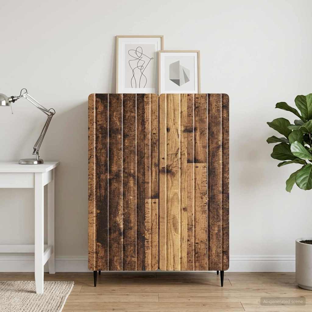 vidaXL Bufet Stare drewno 66 x 34,5 x 92 cm Drewno inżynieryjne