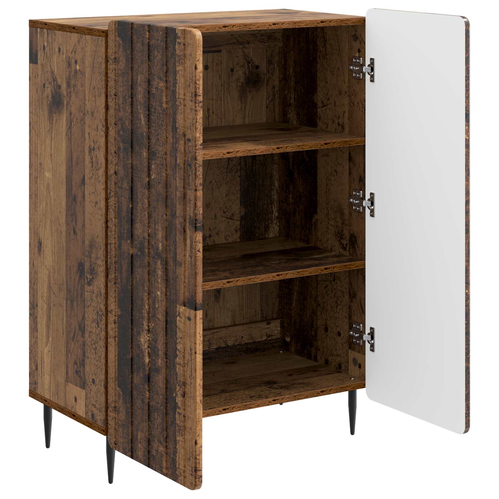 vidaXL Bufet Stare drewno 66 x 34,5 x 92 cm Drewno inżynieryjne