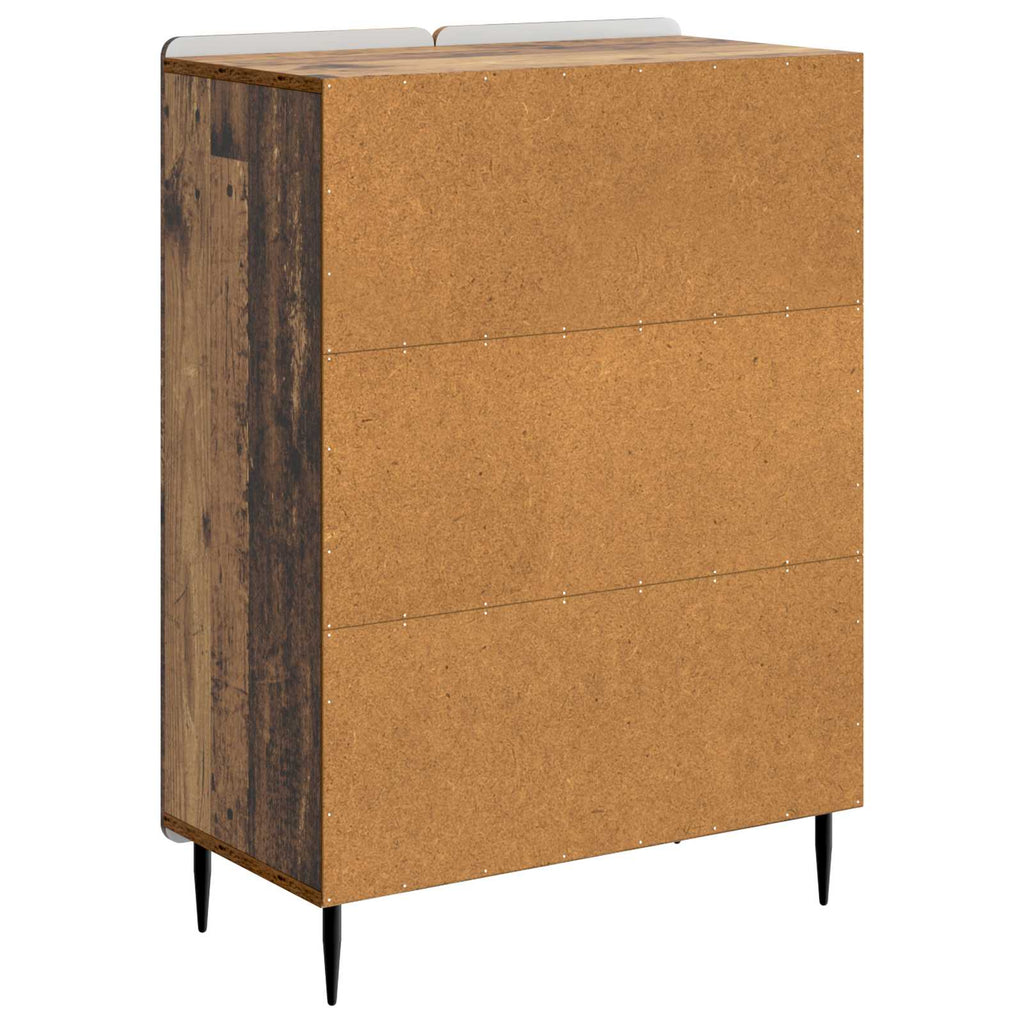 vidaXL Bufet Stare drewno 66 x 34,5 x 92 cm Drewno inżynieryjne