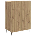 vidaXL Bufet Dąb artisan 66 x 34,5 x 92 cm Drewno inżynieryjne