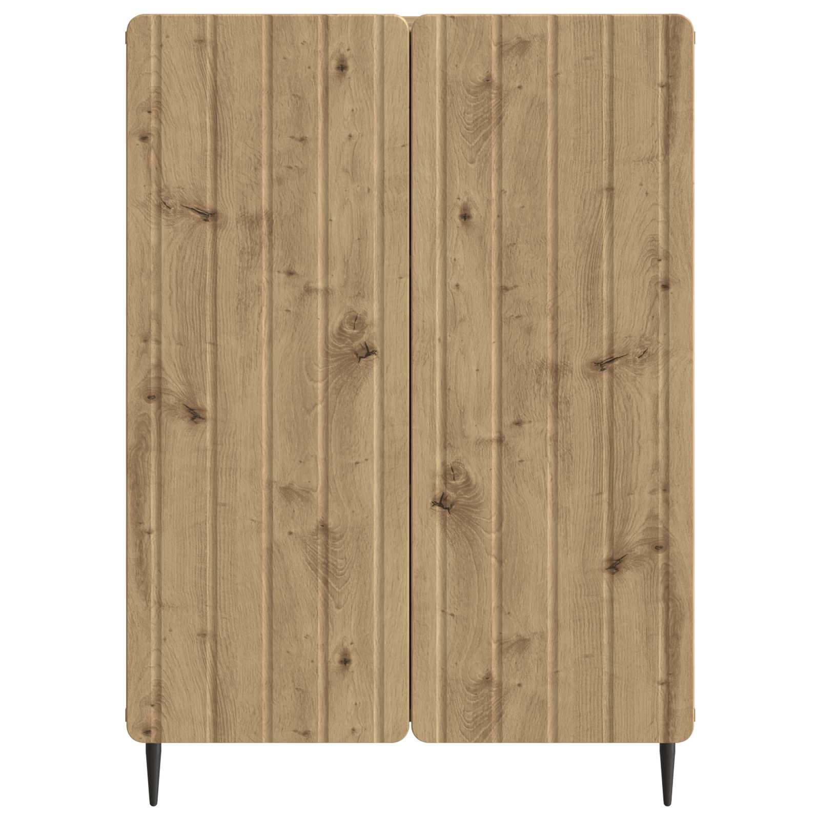 vidaXL Bufet Dąb artisan 66 x 34,5 x 92 cm Drewno inżynieryjne