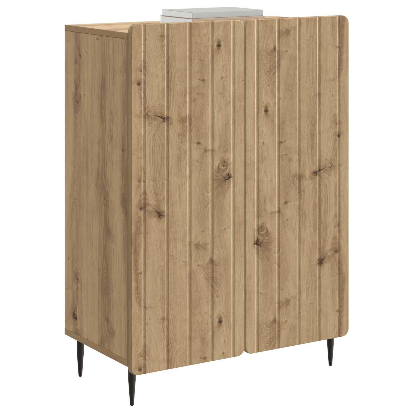 vidaXL Bufet Dąb artisan 66 x 34,5 x 92 cm Drewno inżynieryjne