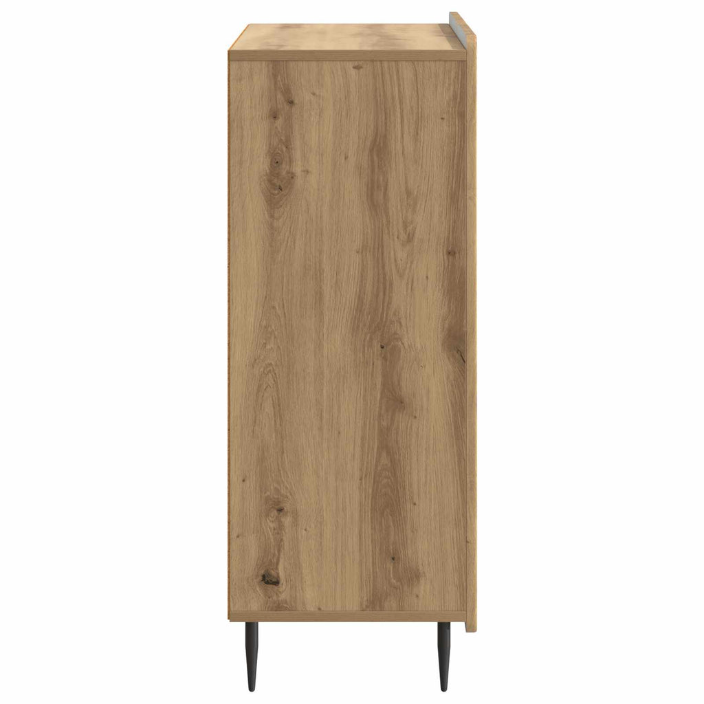 vidaXL Bufet Dąb artisan 66 x 34,5 x 92 cm Drewno inżynieryjne
