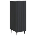 vidaXL Bufet Czarny 34,5 x 33 x 92 cm Drewno inżynieryjne