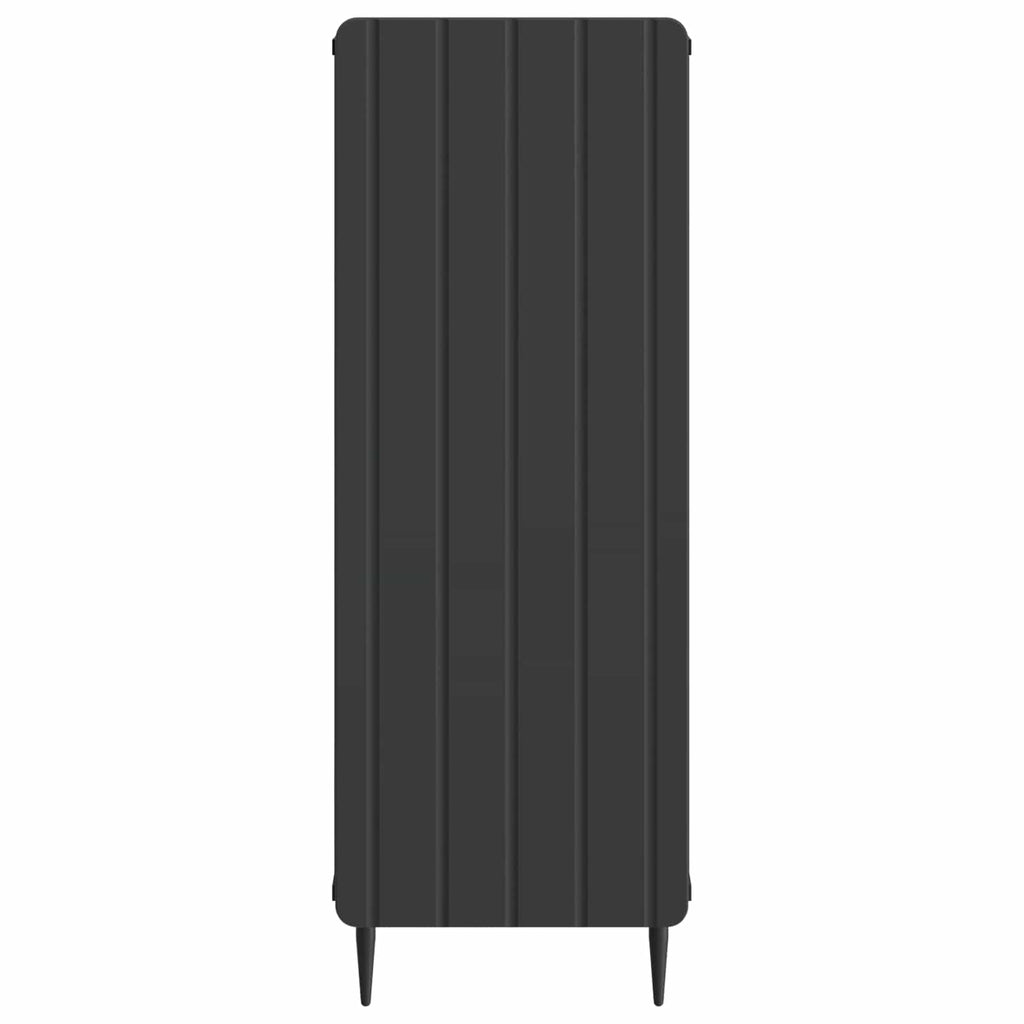 vidaXL Bufet Czarny 34,5 x 33 x 92 cm Drewno inżynieryjne