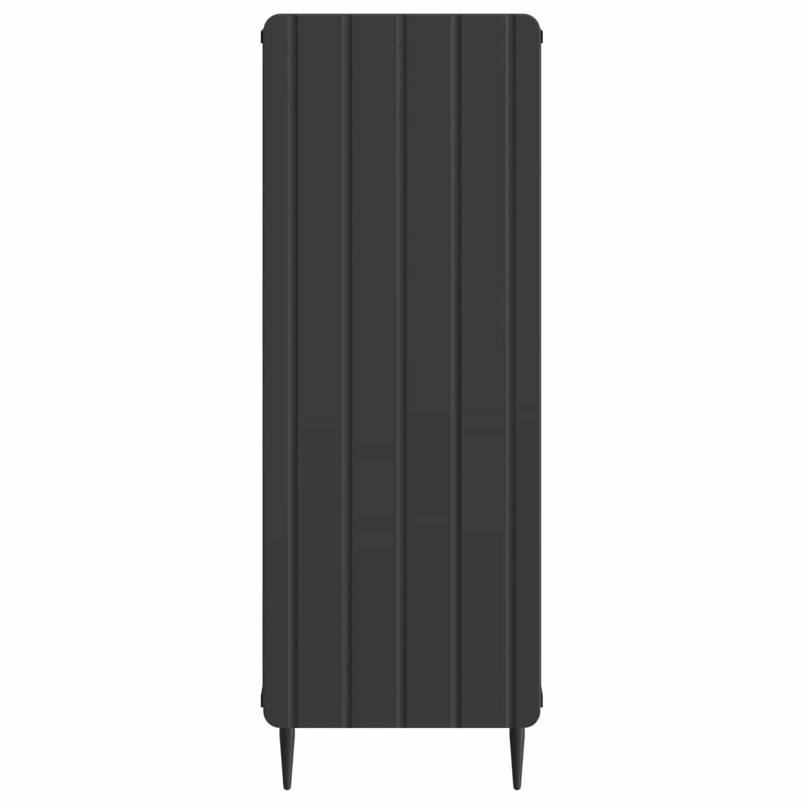 vidaXL Bufet Czarny 34,5 x 33 x 92 cm Drewno inżynieryjne