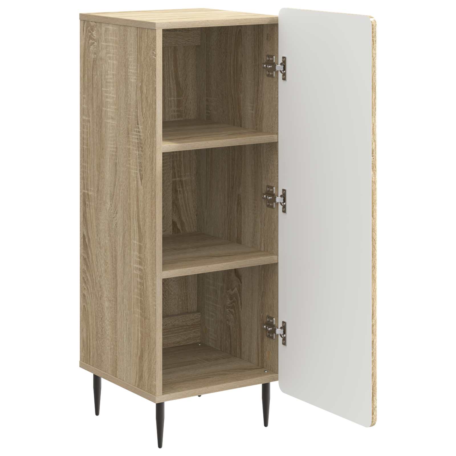 vidaXL Bufet dąb Sonoma 34,5 x 33 x 92 cm Drewno inżynieryjne