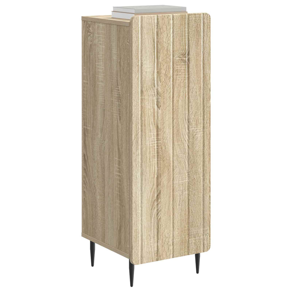 vidaXL Bufet dąb Sonoma 34,5 x 33 x 92 cm Drewno inżynieryjne