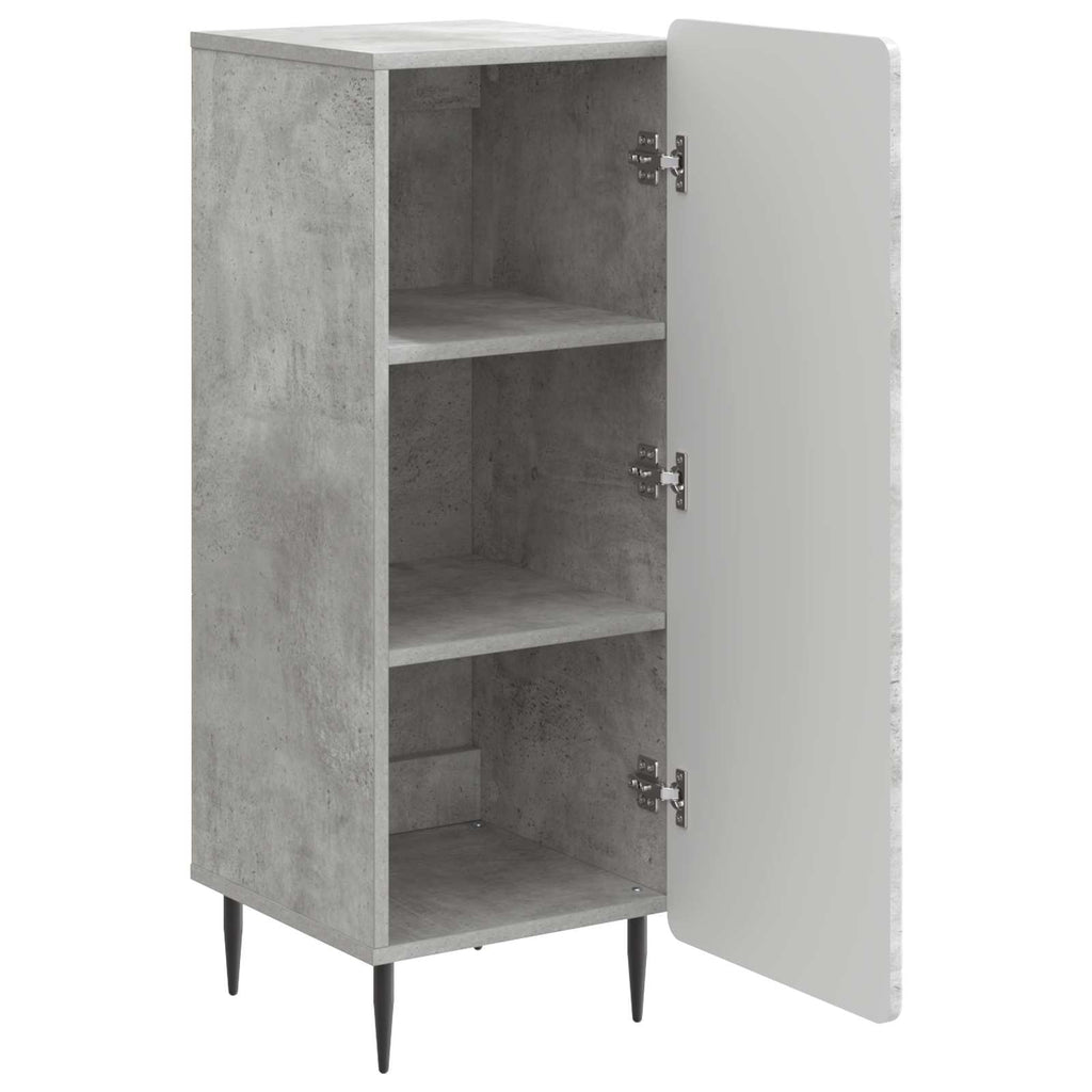 vidaXL Bufet Betonowy szary 34,5 x 33 x 92 cm Drewno inżynieryjne