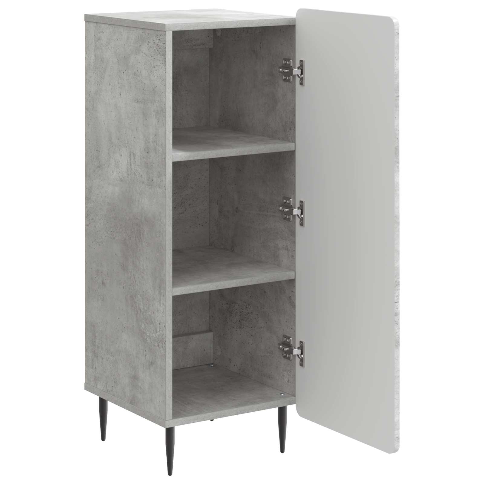 vidaXL Bufet Betonowy szary 34,5 x 33 x 92 cm Drewno inżynieryjne