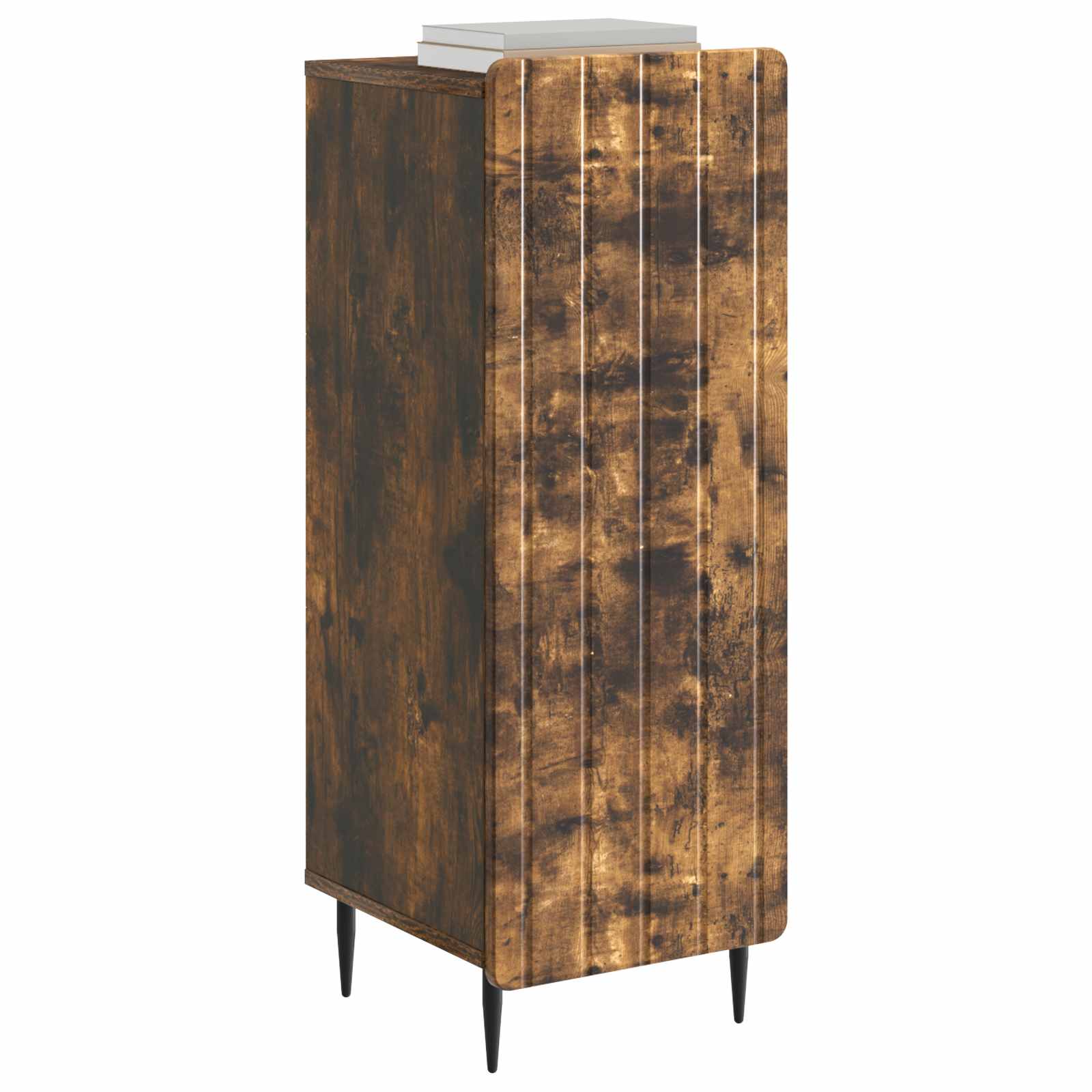 vidaXL Bufet Dąb wędzony 34,5 x 33 x 92 cm Drewno inżynieryjne