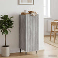 vidaXL Bufet Szary Sonoma 34,5 x 33 x 92 cm Drewno inżynieryjne