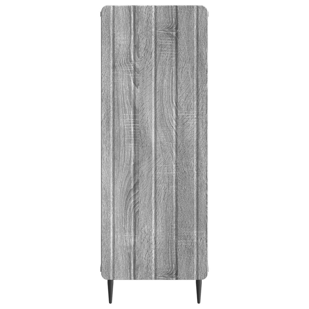 vidaXL Bufet Szary Sonoma 34,5 x 33 x 92 cm Drewno inżynieryjne