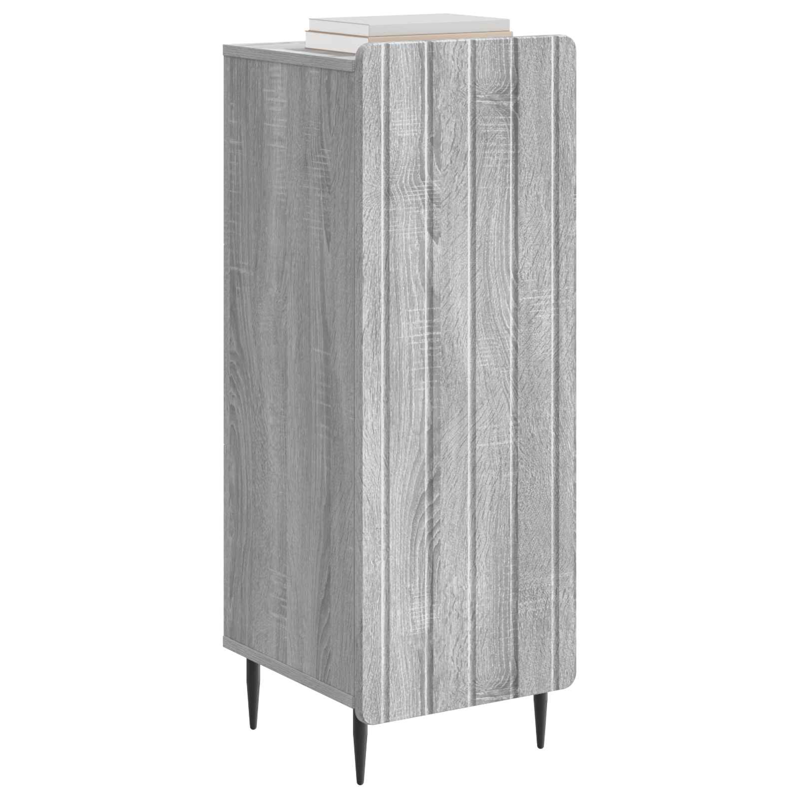 vidaXL Bufet Szary Sonoma 34,5 x 33 x 92 cm Drewno inżynieryjne