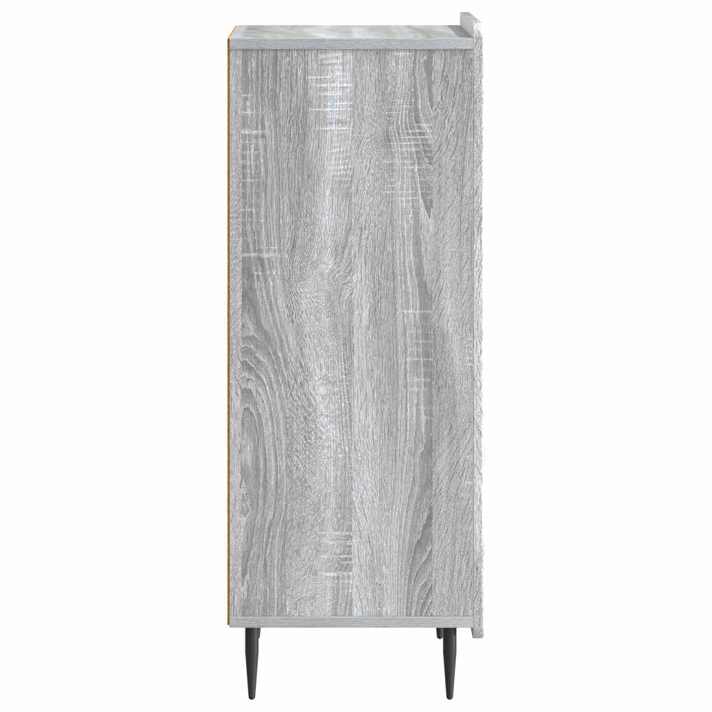 vidaXL Bufet Szary Sonoma 34,5 x 33 x 92 cm Drewno inżynieryjne