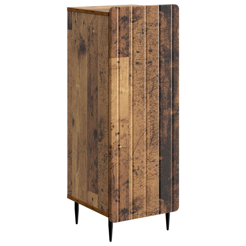 vidaXL Bufet Stare drewno 34,5 x 33 x 92 cm Drewno inżynieryjne