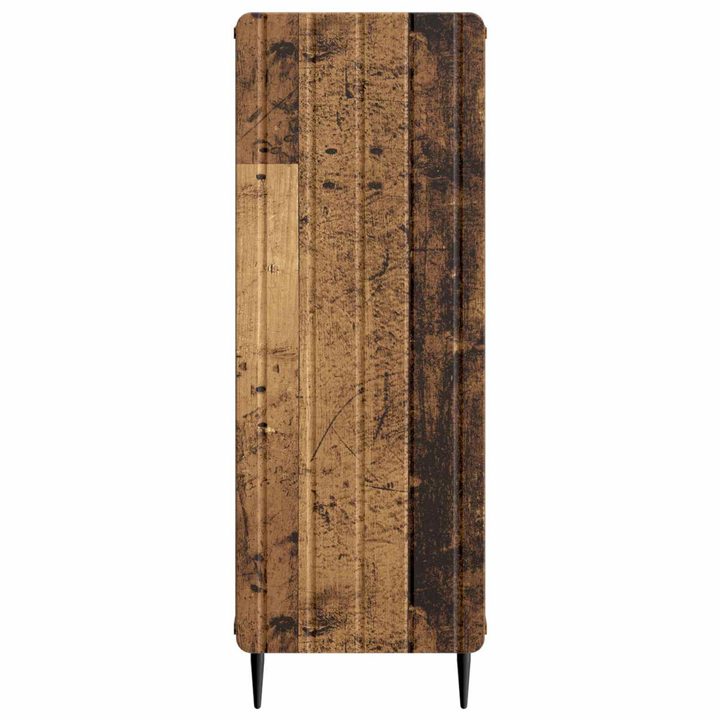 vidaXL Bufet Stare drewno 34,5 x 33 x 92 cm Drewno inżynieryjne