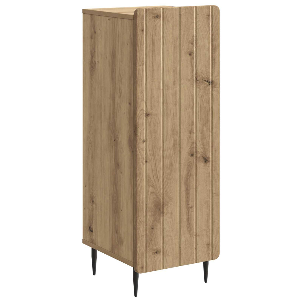 vidaXL Bufet Dąb artisan 34,5 x 33 x 92 cm Drewno inżynieryjne