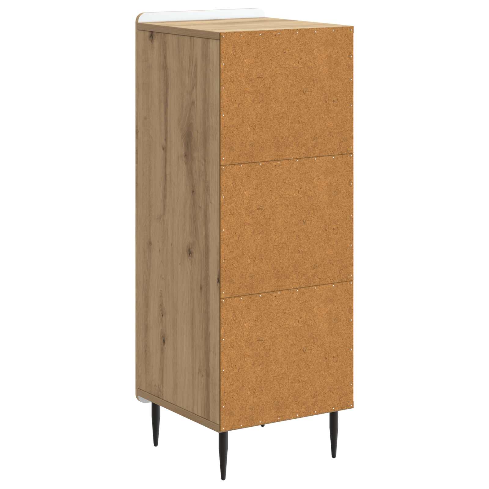 vidaXL Bufet Dąb artisan 34,5 x 33 x 92 cm Drewno inżynieryjne
