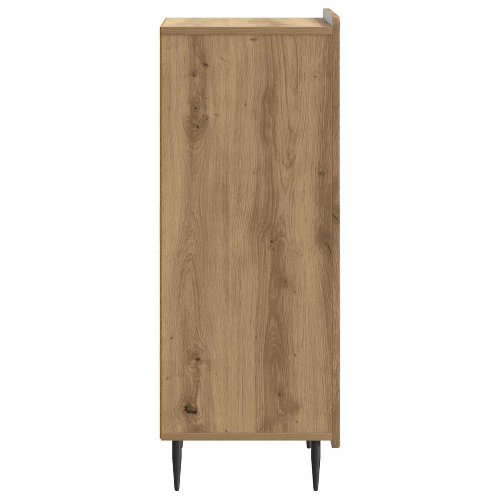 vidaXL Bufet Dąb artisan 34,5 x 33 x 92 cm Drewno inżynieryjne