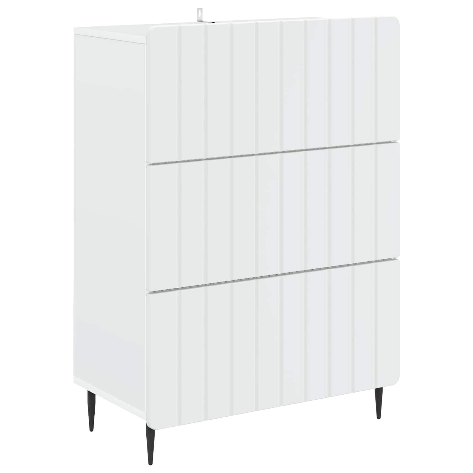 vidaXL Szafka z Szufladami Biały 66 x 34,5 x 92 cm Drewno inżynieryjne