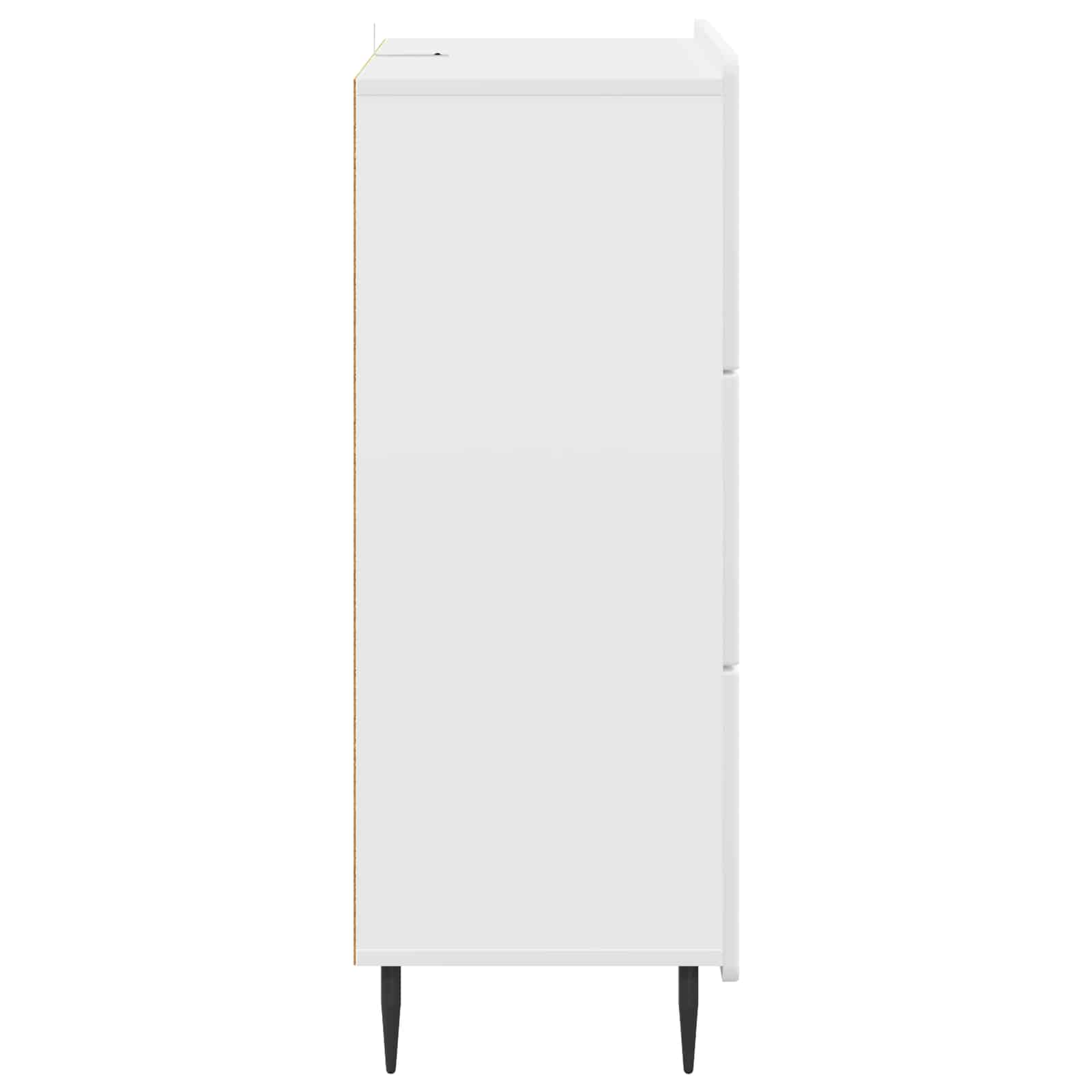 vidaXL Szafka z Szufladami Biały 66 x 34,5 x 92 cm Drewno inżynieryjne