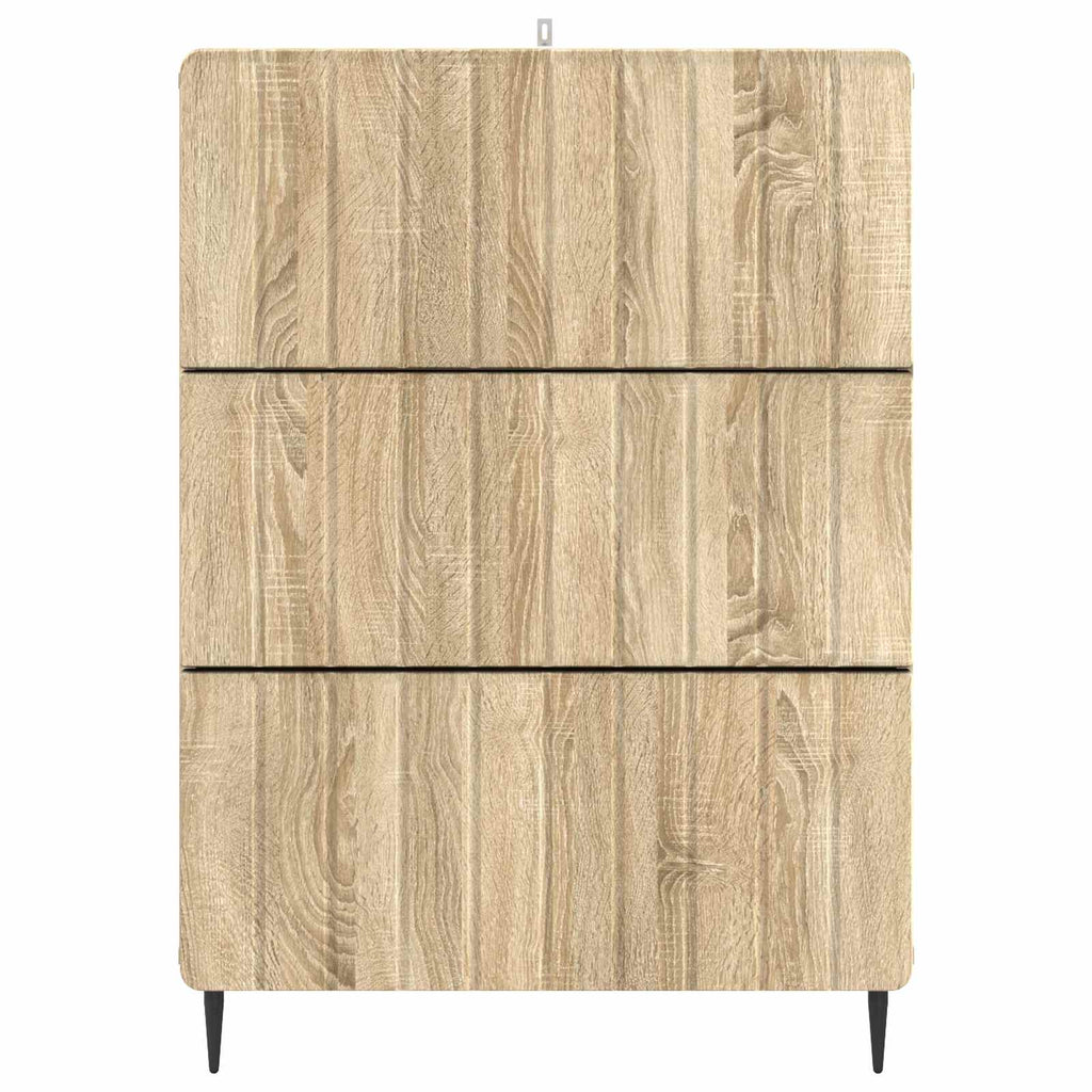 vidaXL Szafka z Szufladami dąb Sonoma 66 x 34,5 x 92 cm